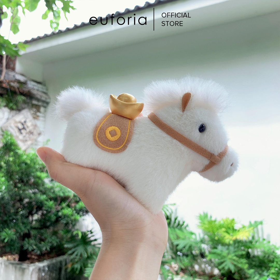 EUFORIA - Handmade Lucky Horse Charm Keychain Gift | 2026 Chinese New Year Collection